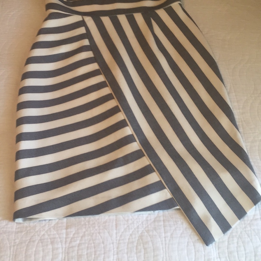 NWT Antonio Melani blue and white striped dress - Picture 2 of 6